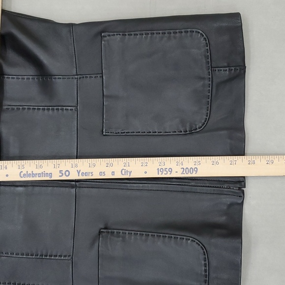 R&O Reilly Olmes leather jacket women's size XL black soft leather zip closure - Picture 5 of 16